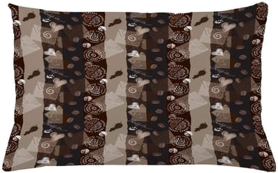ABAKUHAUS Bruin Kussenhoes – 65x40 cm – Tweezijdig bedrukt