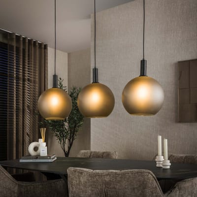 Hoyz hanglamp bubble frosted 3-lichts frosted
