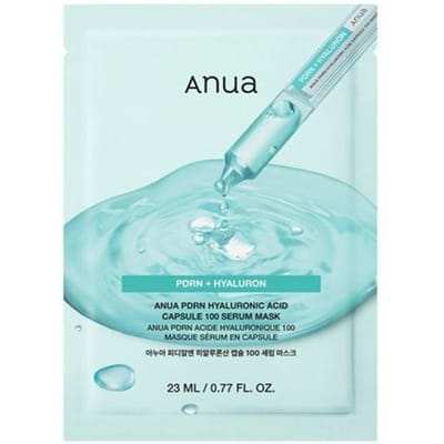 Anua Maskers van stof PDRN Hyaluron Acid Capsule 100 Serum Mask Dames