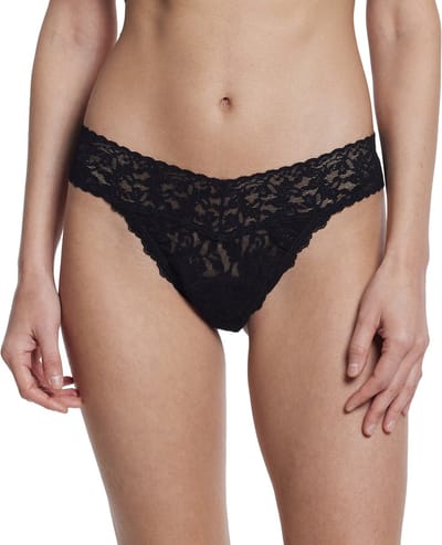 Hanky Panky Leakproof Original Rise Thong - FT1101 - Zwart - One size - Menstruatie Ondergoed