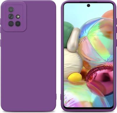 Cadorabo Hoesje geschikt voor Samsung Galaxy A71 4G in FLUID MAT PAARS - Beschermhoes gemaakt van flexibel TPU silicone Cover Fluid Case