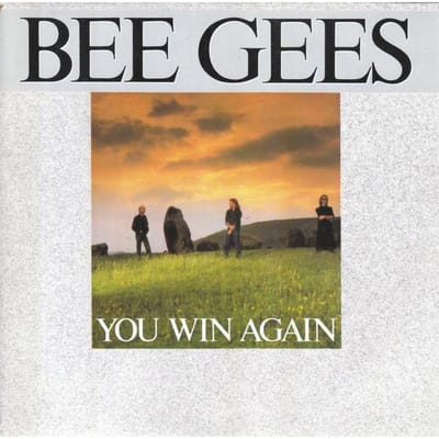 7 inch Plaat BEE GEES - You Win Again 9283517 Warner Bros. Re 1987 Frankrijk Pop Gebruikt brown