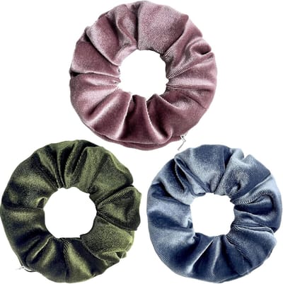 Set van 3 Elastische Haarbanden met Verborgen Compartiment voor Sieraden, Reizen en Dagelijks Gebruik, Ideaal voor Vrouwen en Kleine Waardevolle Spullen