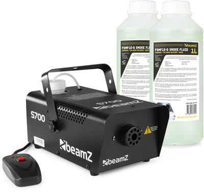Rookmachine - Beamz S700 rookmachine - Met 2 liter rookvloeistof - Incl. afstandsbediening - 700W