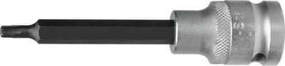 SW-Stahl 05344SB schroevendraaierbit, 1/2 I T-profiel I T40 x 100 mm I schroevendraaierbit voor Torx I zeskantinzet