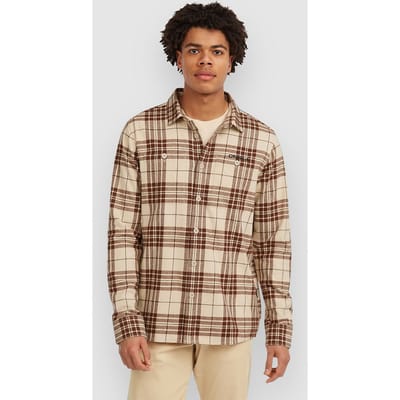 O'Neill  Must-have Flannel Shirt Beige Flannel Check Taglia: L | Camicie Casual Outlet | Uomo | Marrone
