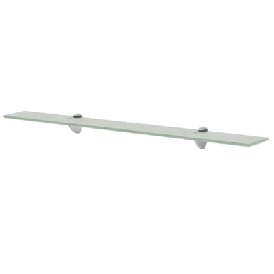 vidaXL - Zwevend - schap - 80x20 - cm - 8 - mm - glas