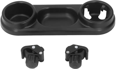 Allecto - Universele Snackhouder - Kinderwagen Accessoire - Temperatuurbehoud - Inclusief Drankhouder - Krasbestendig ABS - Geschikt voor de meeste...
