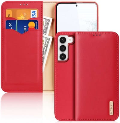 Dux Ducis - Telefoonhoesje geschikt voor Samsung S23 - Dux Ducis Hivo Series Case - Bruin