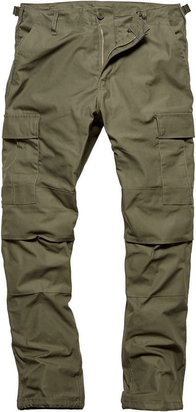 Vintage Industries Milit-Cargo-broek Bdu Pants Olive