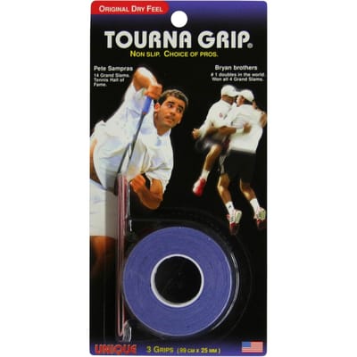Tourna Grip Standard Verpakking 3 Stuks-Blauw