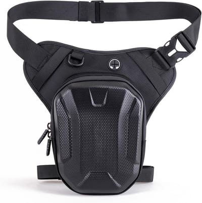 Motorfiets Been Tas - Reistas Motor - Motorrijden Opslag - Reflecterend Design - 2L Capaciteit - Zwart
