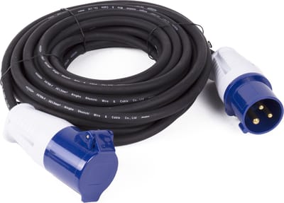 Benson Verlengsnoer - Neopreen - CEE-stekker - 10 meter - Spatwaterdicht