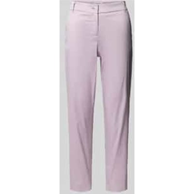 slim fit stoffen broek in verkorte pasvorm