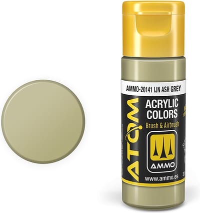 AMMO by Mig Jimenez Hobbyverf Acrylverf - MIG 20141 ATOM - IJN Ash Grey - Acryl - 20ml Verf flesje - 20 ml