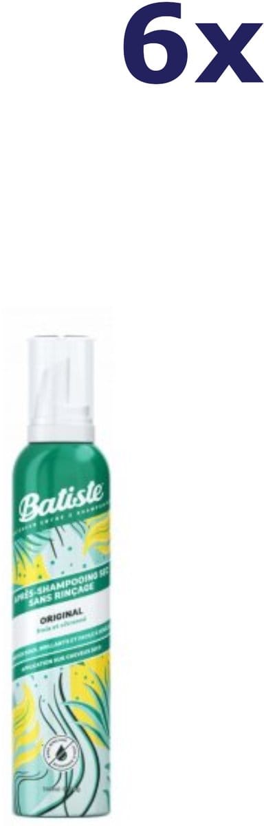 6x Batiste droog conditioner mousse 100ML original