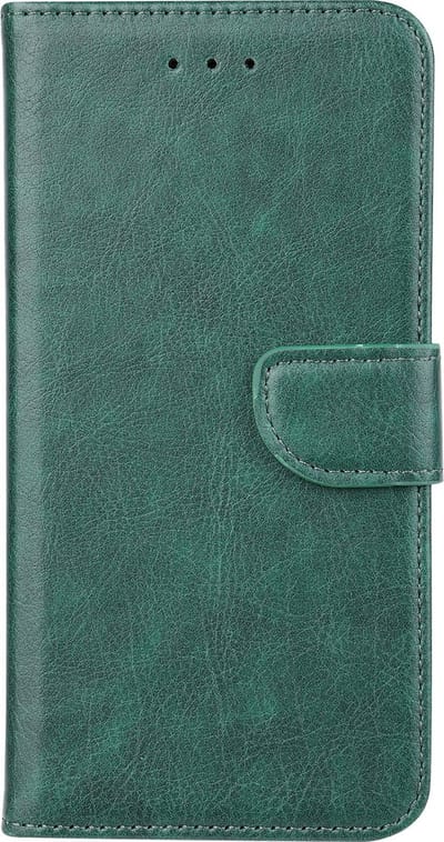 Hoesje Geschikt Voor Samsung Galaxy A03S Hoesje Groen - Hoesje Geschikt Voor Samsung Galaxy A03S book case met Pasjeshouder - portemonee hoesje