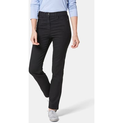 Smalle highstretch jeans LOUISA - zwart - Gr. 38 van Goldner Fashion