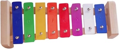 Houten Xylofoon - Percussie Instrument - Muziek Leren - 8 of 15 Tonen - 43 cm Lang - Niet Gespecificeerd