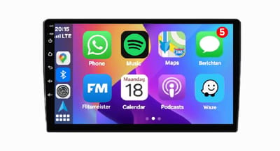 Autoradio universeel 2/32GB met Carplay en Android Auto 9'' | Geschikt voor div. auto's 9 inch | radio met navigatie | 2din dubbeldin 2 dubbel din 9inch