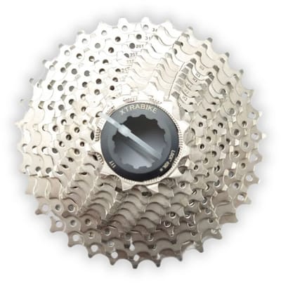 Xtrabike Cassette - 12-Speed - 11-34T - Shimano/SRAM Compatibel - MTB & Trekking Fietskrans - Zilver