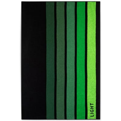 Grote Egyptische Katoenen Strandlaken 100x160cm - Groen/Zwart
