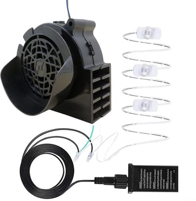 Dailygoody - Luchtblazer - Opblaasbare boten - 12 V - LED-verlichting - Decoratie - Geschikt voor Halloween - Kerstmis