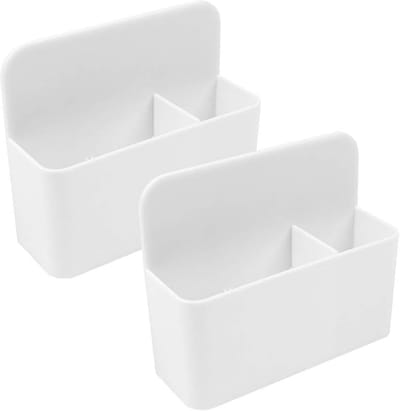 2x Magnetische pennenhouder voor Whiteboard en Koelkast - Organizer voor Bureauspullen