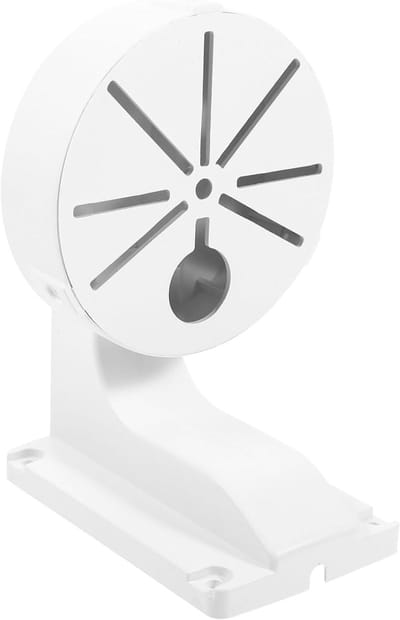 Camera Beugel - Monitor Plastic - Veiligheid Camera - Hemisferische Beugel - 17 cm - Wit