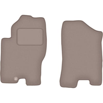 Beige voormatten voor: Nissan Pathfinder 7-zits (vóór facelift) (2005-2010)