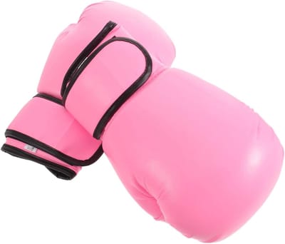 Bokshandschoenen Kinderen - Vechtsport Handschoenen - Training Gebruiken - Verstelbare Klittenbandsluiting - 8 oz - Roze