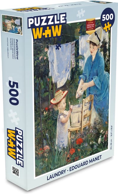Puzzel Laundry - Edouard Manet - Legpuzzel - Puzzel 500 stukjes