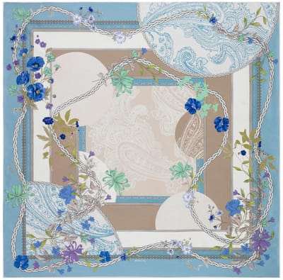 ROECKL sjaal Mirror of Dreams 130x130 Multi Ciel veelkleurig