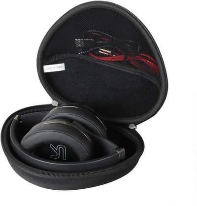 Hard Protective Case voor Bluetooth Hoofdtelefoons Over Ear - Zwart, Schokbestendig en Waterdicht