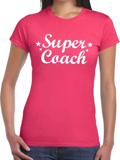 Super Coach cadeau t-shirt voor dames - Bedankt cadeau voor een coach S