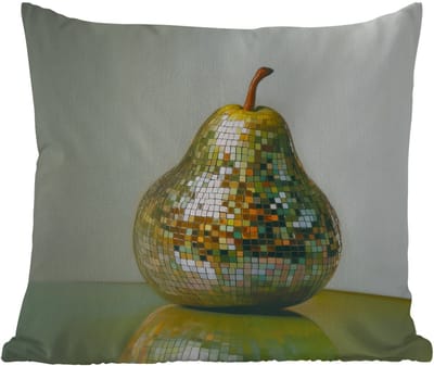 Buitenkussen Weerbestendig - Fruit - Disco - Art - Glitter - 50x50 cm
