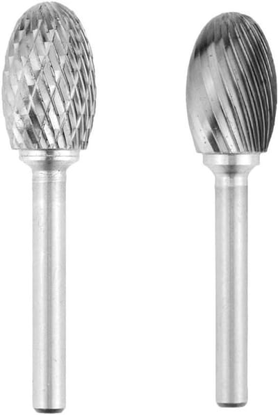 Metaalvijl Ovale Vorm - Gereedschap Vijl - Metaal Bewerken - Gecementeerd Hardmetaal - 14 mm - Zilverkleurig
