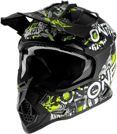 Kinder Motorhelm - MX Helm - Veilig Rijden - ABS Buitenschaal - 51-52 cm - Zwart