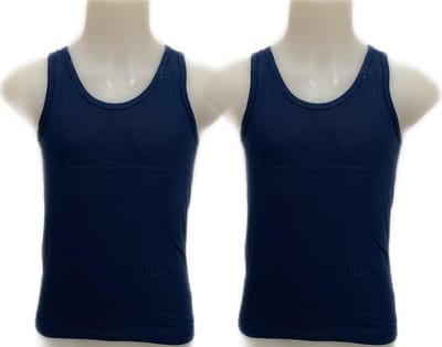 Embrator 2-stuks Jongens Hemdje donkerblauw maat 104/110