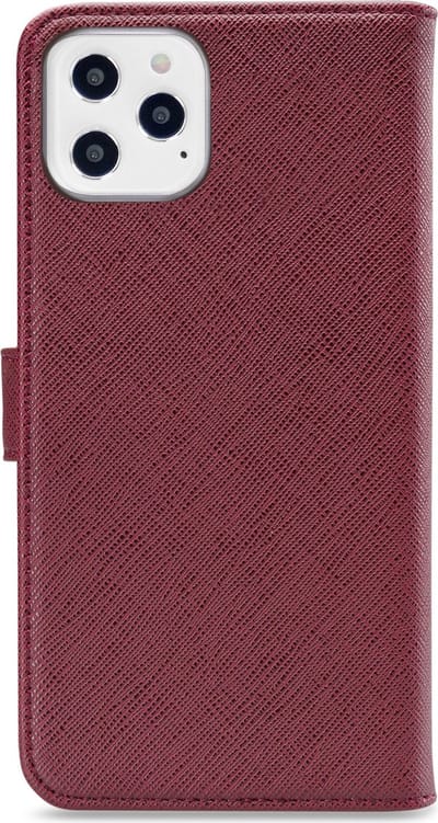 My Style Telefoonhoesje geschikt voor Apple iPhone 12 Pro Max Hoesje | My Style Flex Wallet Bookcase Portemonnee | Pasjeshouder voor 3 Pasjes | Telefoonhoesje voor Pinpas / OV Kaart / Rijbewijs - Bordeaux | Bordeaux rood