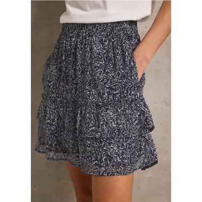 Chiffon rok met volants