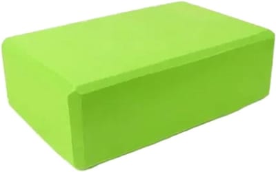 Yoga Blok Set - Fitness Hulpmiddel - Oefeningen Verbeteren - Niet-Glijdend Oppervlak - 10x10x10 cm - Groen