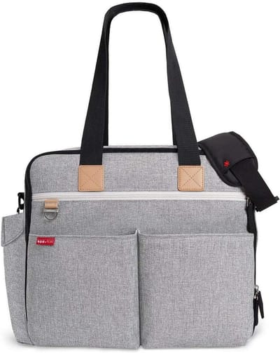 Weekend Luiertas - Reistas Baby - Reizen met baby - Extra groot formaat - 30 Liter - Grijs