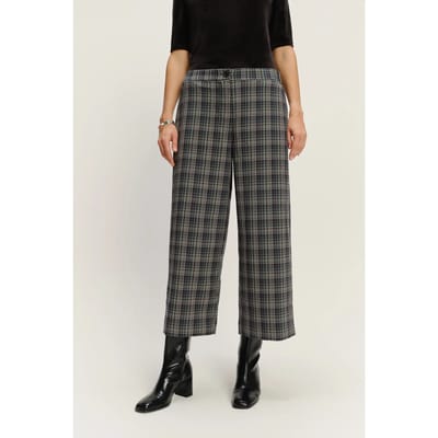 Vrouwen brede geruite broek Greenpoint