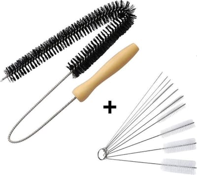 *** Radiatorborstel - Flexibel - Lang - Schoonmaakborstel - Huishoudborstel - Incl. Borstelset - 75 cm - van Heble® ***