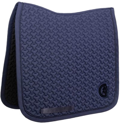 Kentucky Horsewear - Zadeldek - Zadeldoek plaited 3D logo - Dressage - Marine
