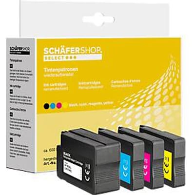 Schäfer Shop Select inktpatroon, vervangt HP 953XL (3HZ52AE), multipack, CMYK
