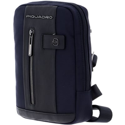 Piquadro Tas Map 2 Man Blauw RFID-systeem