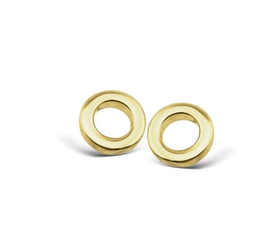Oorbellen Rondje Goudkleur Zilver Gold-plated JE002G