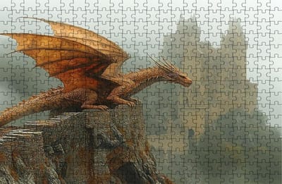 Legpuzzel 2000 stukjes - Puzzel volwassenen Houten puzzel - Ontspanning thuis - Siberisch hout - 100x70 cm - Kasteel 3